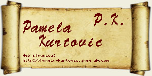 Pamela Kurtović vizit kartica